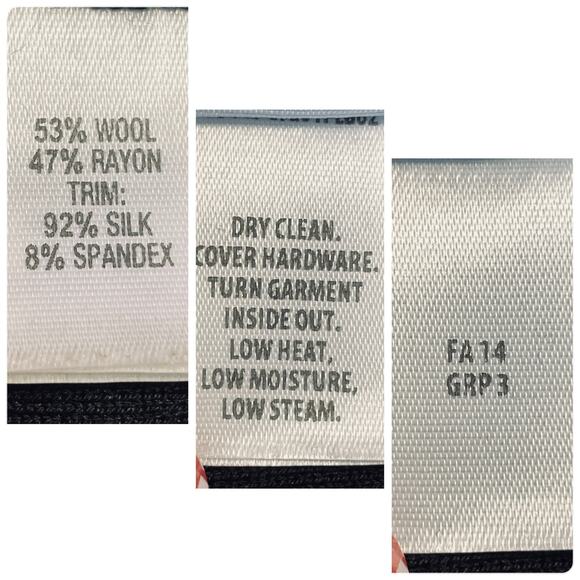 St John Black Knit Cropped Long Sleeve Luxury Designer Swing Jacket Blazer 12 - Picture 11 of 15